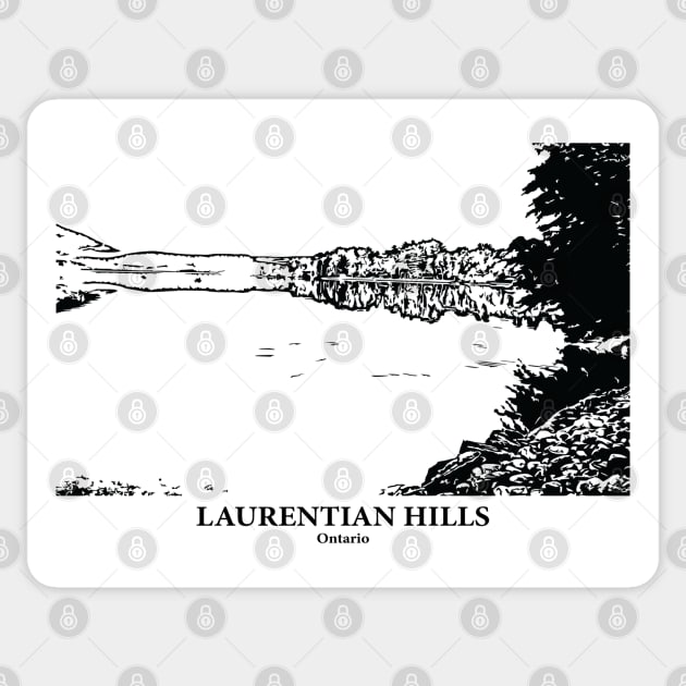 Laurentian Hills - Ontario Sticker by Lakeric